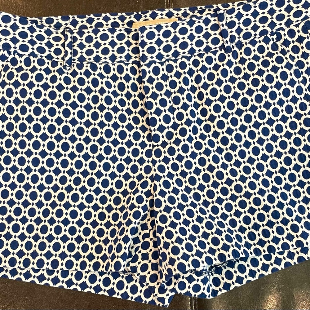 Banana Republic Navy and White Shorts